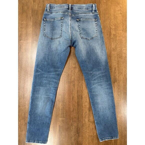 Diesel D-Strukt-R-NE R84YM Blue Wash Slim Tapered Jeans 30 RFID Stretch Denim - Picture 6 of 14